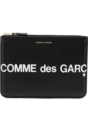 Comme des Garçons Læderpung med logotryk