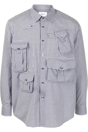 Ports V Gingham-ternet skjorte med lommer