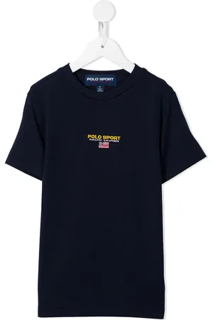 Ralph Lauren Kortærmet T-shirt med broderet logo