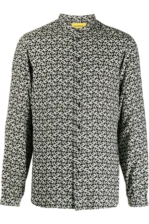 Dundas Skjorte med knapper og monogramtryk