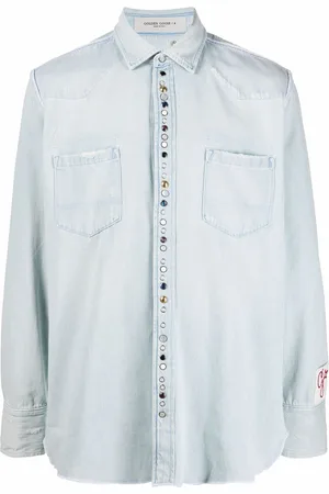 Golden Goose Bleget Golden Collection denimskjorte