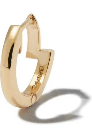 Lizzie Mandler Interrupted huggy-ørering i 18 karat guld
