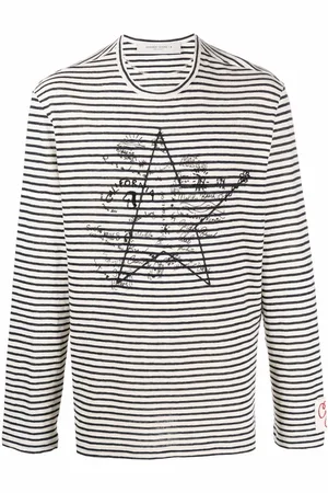 Golden Goose Stribet top med stjerne-logotryk