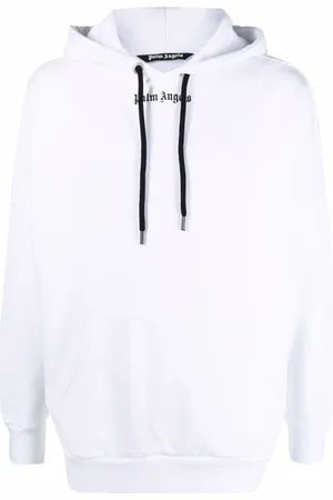 Palm Angels Hættetrøje med logotryk og løbesnor