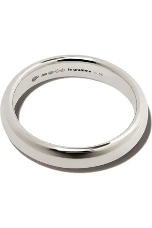 Le Gramme 6g beveled ring i 18 karat hvidguld