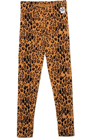 Mini Rodini Leggings med leopardtryk