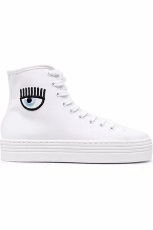 Chiara Ferragni Sneakers med snøre og mærkedetalje