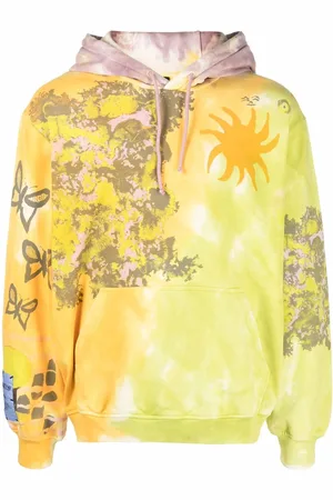Alexander McQueen Hættetrøje med batiktryk