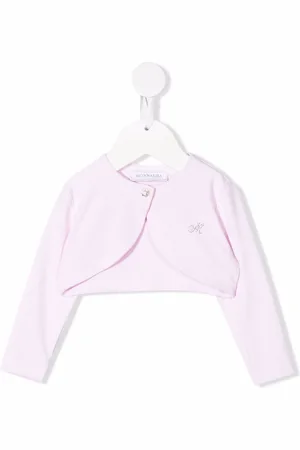 MONNALISA Cardigan med udsmykke logo