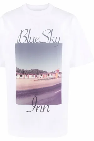 BLUE SKY INN T-shirt med foto-tryk