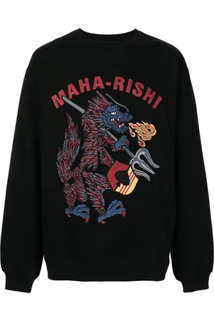 Maharishi Sweatshirt med logotryk