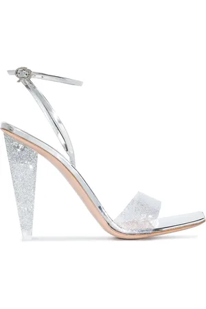 Gianvito Rossi 111 mm Odyssey sandaler med glimmer-udsmykning