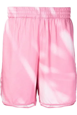 BLUE SKY INN Elastiske shorts med vasket tryk