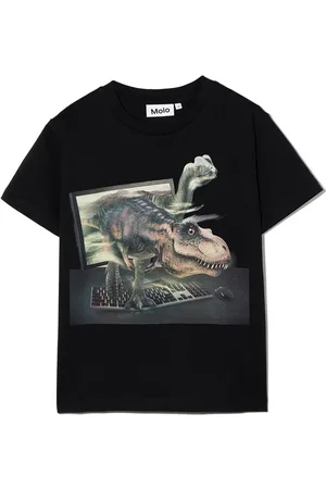 Molo Rame T-shirt med dinosaur-tryk