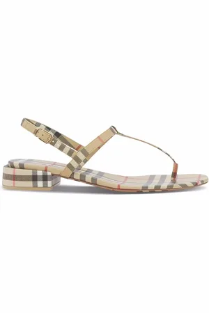 Burberry Vintage-ternede sandaler med tårem