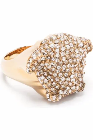 VERSACE La Medusa ring med krystaludsmykning