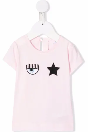 Chiara Ferragni T-shirt med Blinking Eye-tryk