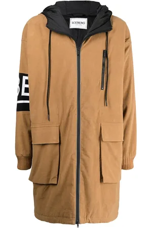 Iceberg Parka med logotryk på ærmerne