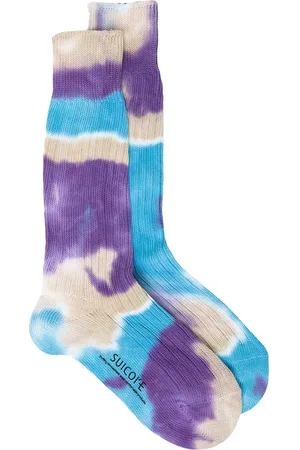 SUICOKE Ankelstrømper med batiktryk