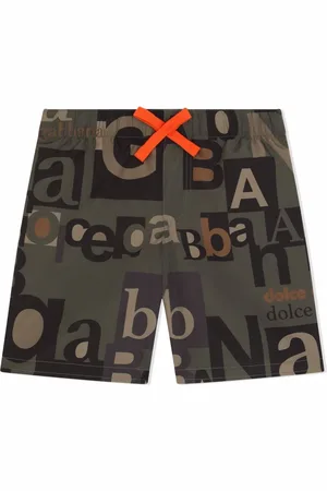 Dolce & Gabbana Shorts med heldækkende tryk og logo