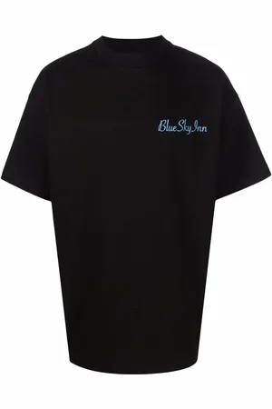 BLUE SKY INN T-shirt med logobroderi