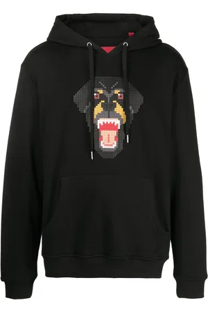 MOSTLY HEARD RARELY SEEN Rottweiler hættetrøje med grafisk tryk