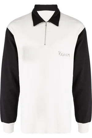 VISVIM Sweatshirt med kort lynlås og logotryk