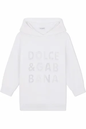 Dolce & Gabbana Hættetrøje-kjole med logo