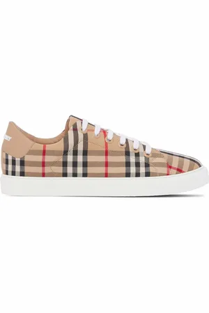 Burberry Vintage-ternede sneakers med snøre