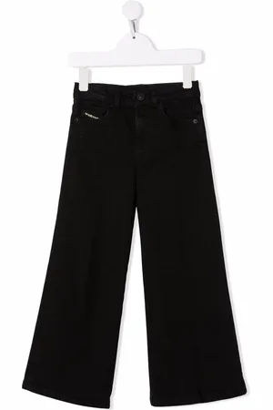 Diesel Jeans med brede ben og logo-print