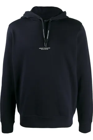 Armani Exchange Hættetrøje med løbesnor og logo