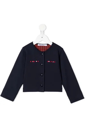Familiar Cardigan med broderet motiv