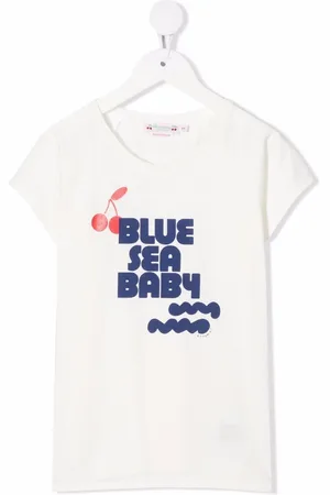 BONPOINT T-shirt i økologisk bomuld med slogan