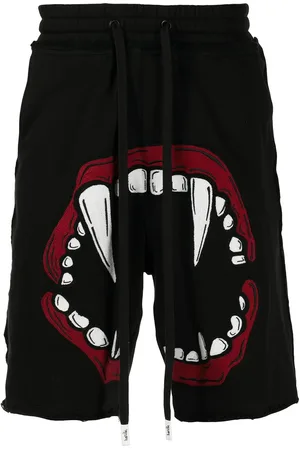 HACULLA Træningsshorts med Fang Lip-tryk