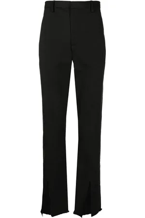 DION LEE Bukser med frynset kant og slids