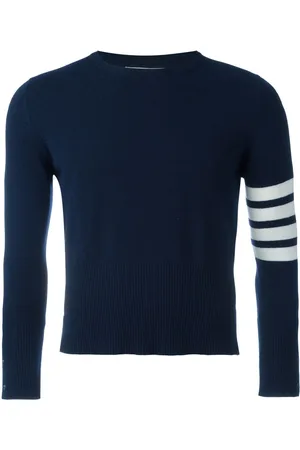 Thom Browne 4-Bar Short Cashmere Pullover
