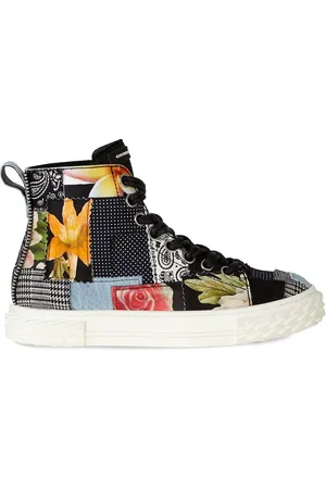 Giuseppe Zanotti Hi-top patchwork-sneakers