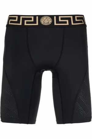 VERSACE Cykelshorts med Greca-kant