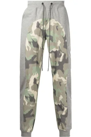 MOSTLY HEARD RARELY SEEN Smalle joggingbukser med camouflage-paneler