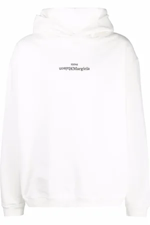Maison Margiela Hættetrøje med logotryk og løbesnor