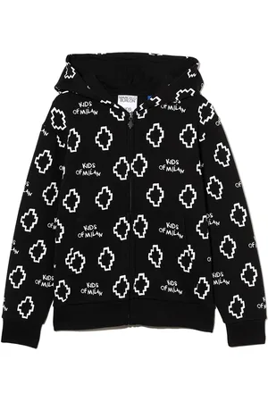MARCELO BURLON Hættetrøje med heldækkende logotryk
