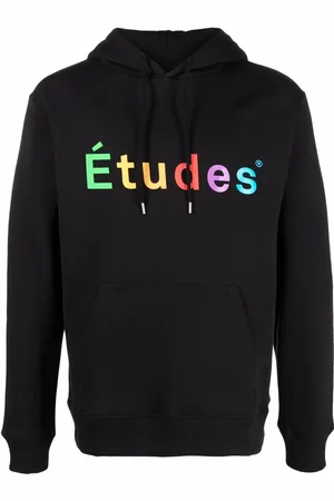 Etudes Hættetrøje med logotryk