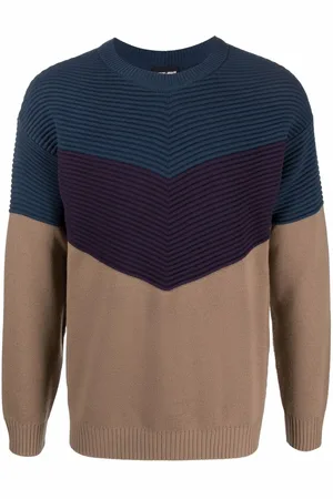 Giorgio Armani Uldtrøje med colourblocking