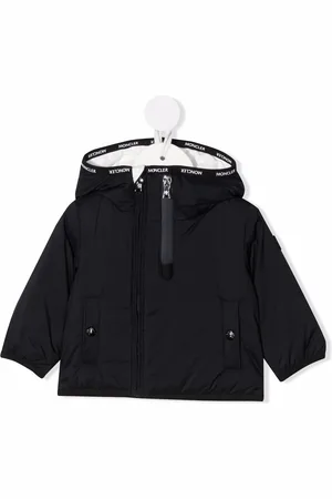 Moncler Jakke med hætte og kort lynlås