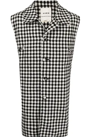 Onefifteen X Anowhereman vest med geometrisk tryk