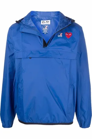 Comme des Garçons X K-Way pullover jakke med hætte