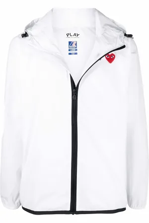 Comme des Garçons X K-Way jakke med hætte og lynlås
