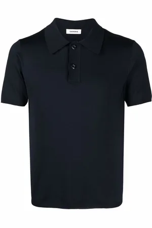 Sandro Kortærmet polo med spids krave