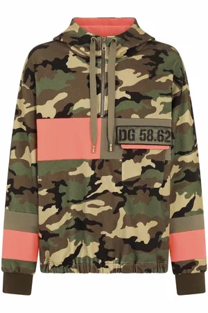 Dolce & Gabbana Hættetrøje med kamuflagetryk