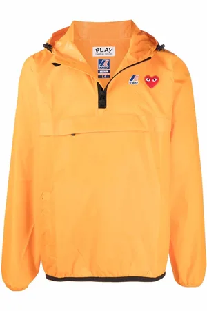 Comme des Garçons X K-Way pullover jakke med hætte